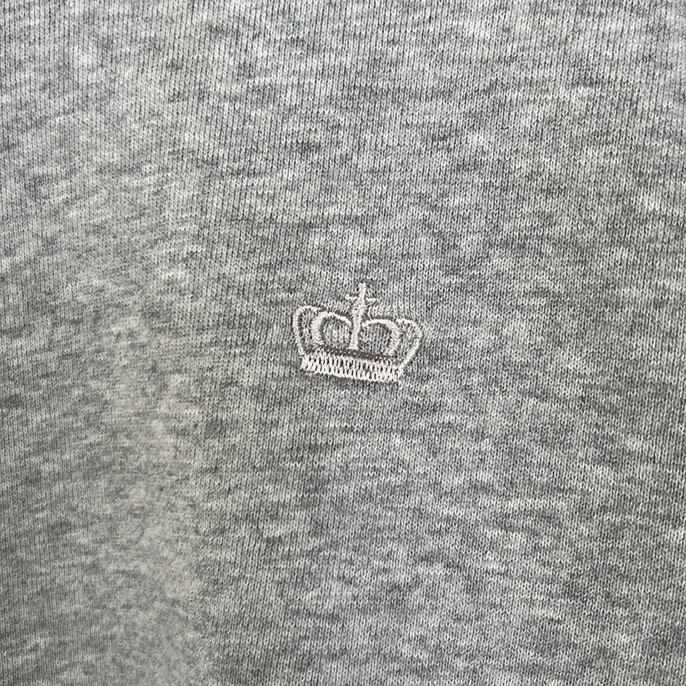 Juicy By Juicy Couture Gray Long‎ Sleeve Cropped Sweatshirt - Picture 2 of 9